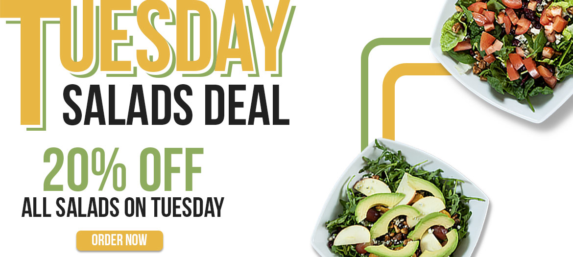 Any Salad 20% off